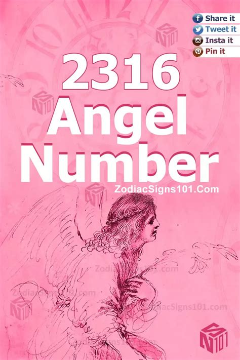 2316 Angel Number Spiritual Meaning And Significance.